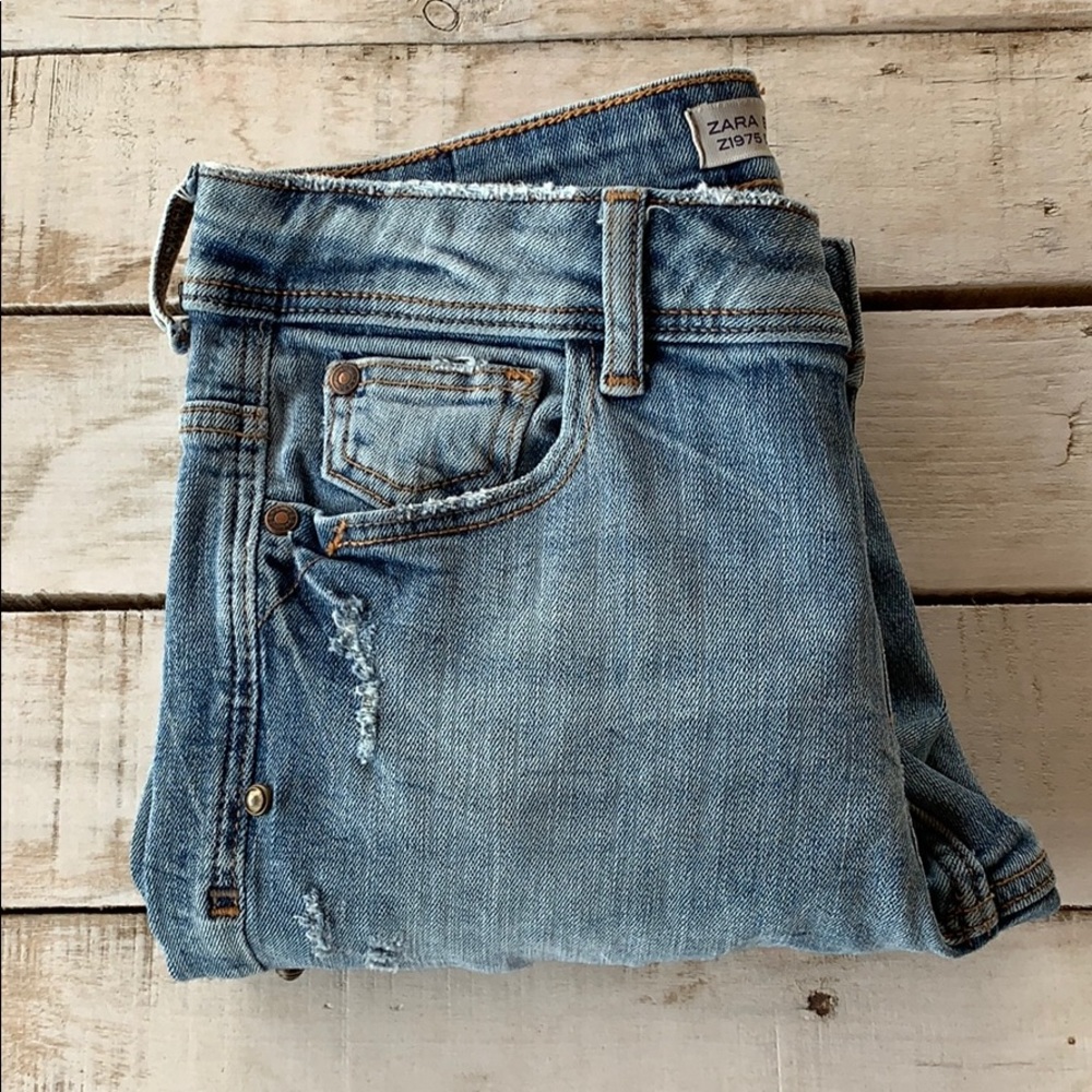 Zara Skinny chewed hem jean - Picture 2 of 6